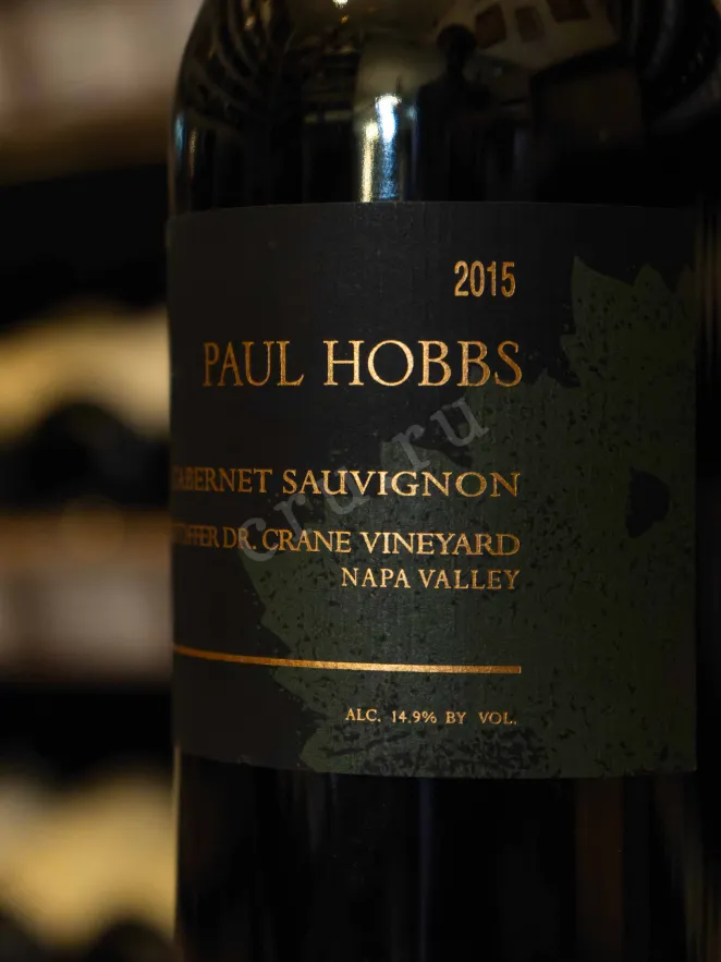 В магазине Крю Профи Paul Hobbs Cabernet Sauvignon Dr. Crane Vineyard San Helena 2015 0.75 л
