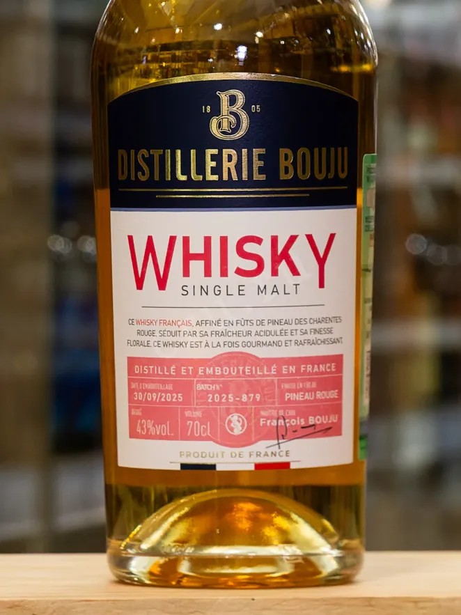 В магазине Крю Профи Distillerie Bouju Single Malt Pineau Rouge 0.7 л