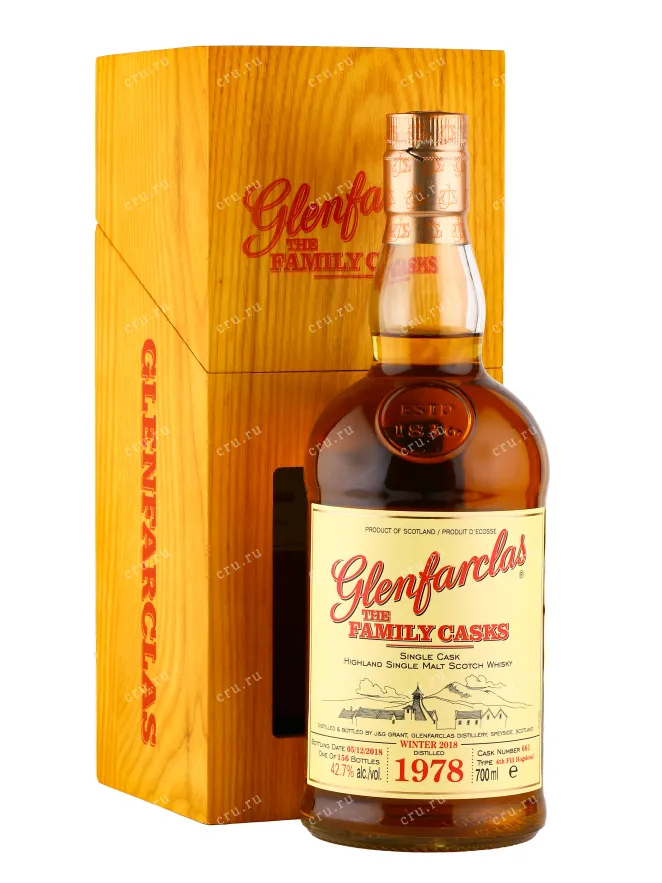 Виски Glenfarclas The Family Casks 1978 0.7 л