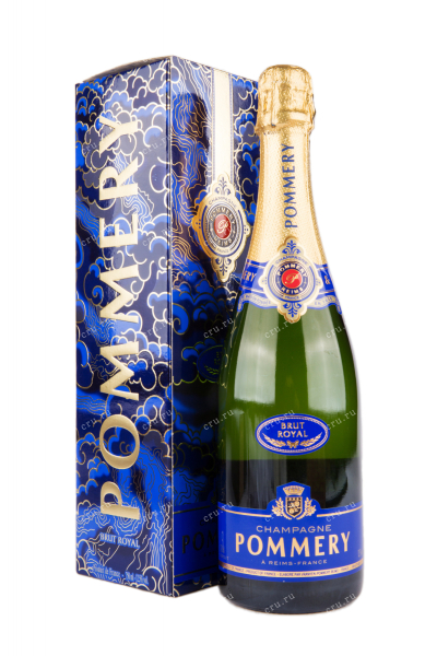 Шампанское Pommery Brut Royal gift box 2018 0.75 л