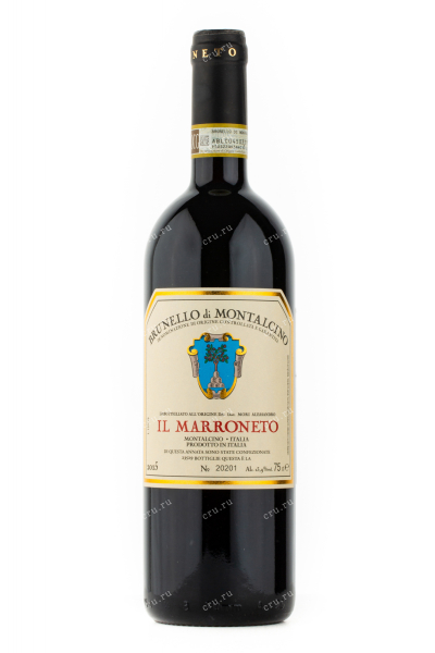 Вино Brunello di Montalcino Il Marroneto 2015 0.75 л