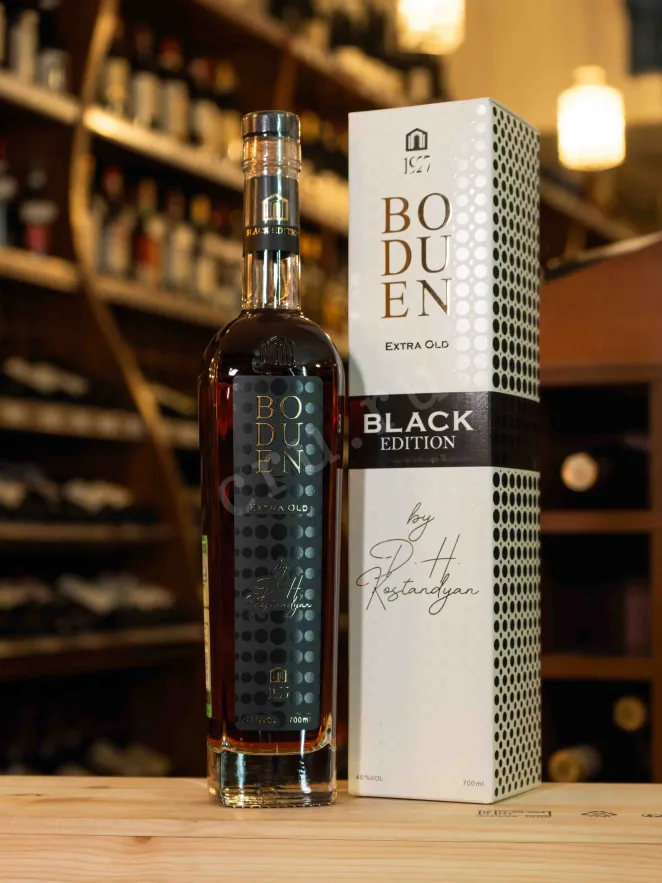В магазине Крю Профи Boduen Black edition Extra Old 14 years in gift box 0.7 л