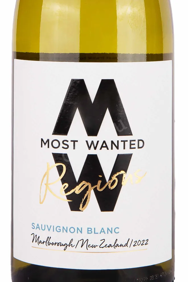 Этикетка Most Wanted Regions Sauvignon Blanc 2022 0.75 л