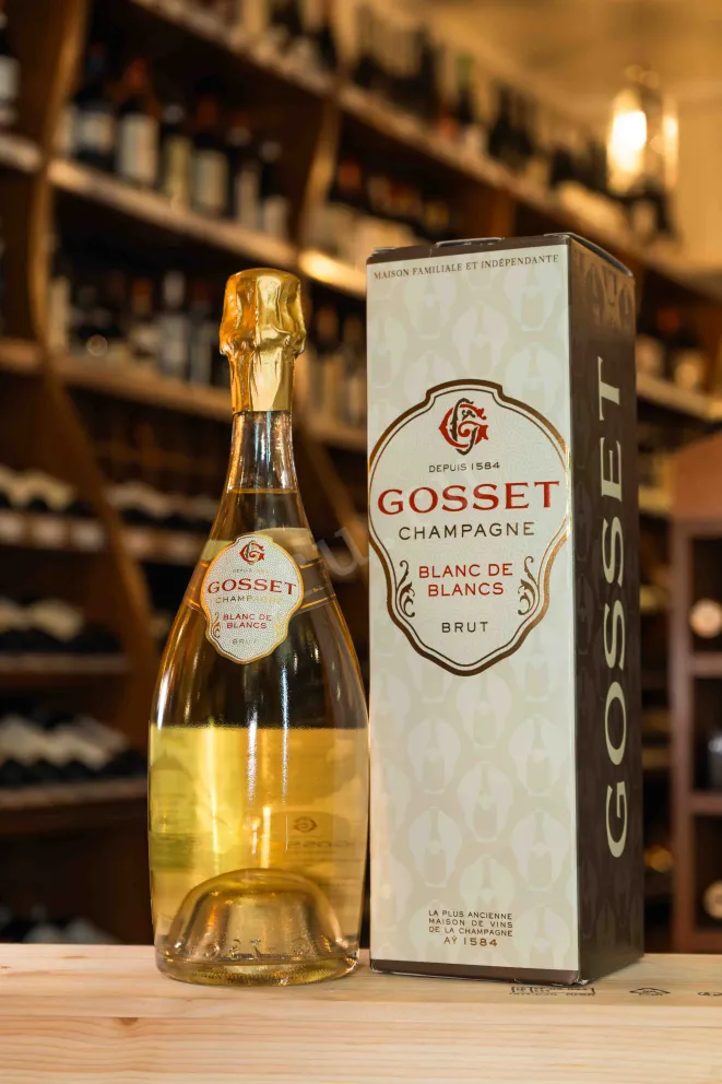 В магазине Крю Профи Gosset Blanc De Blancs Brut in gift box 2019 0.75 л