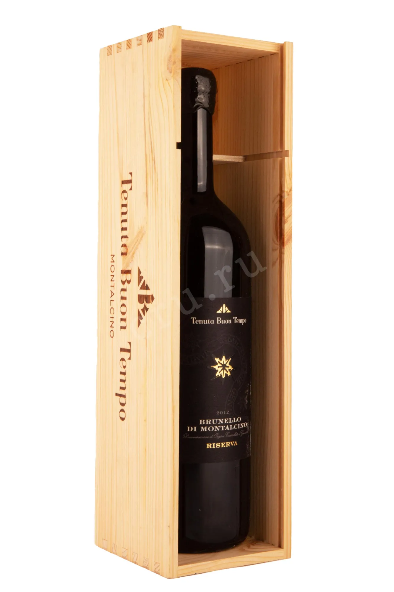 Фото — Вино  Tenuta Buon Tempo Brunello di Montalcino DOCG Riserva gift box 2012 1.5 л