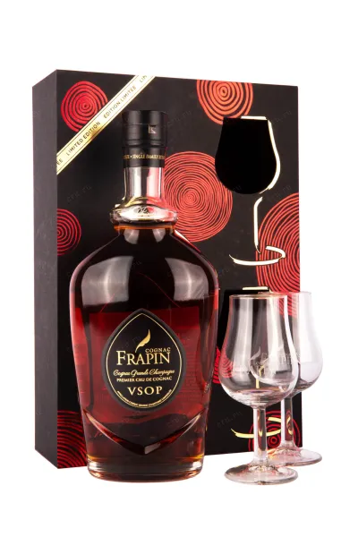 Коньяк Frapin VSOP with 2 glasses  0.7 л
