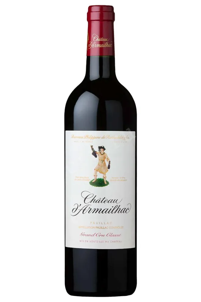 Вино Chateau d'Armailhac Grand Cru Classe Pauillac AOC 2018 0.75 л