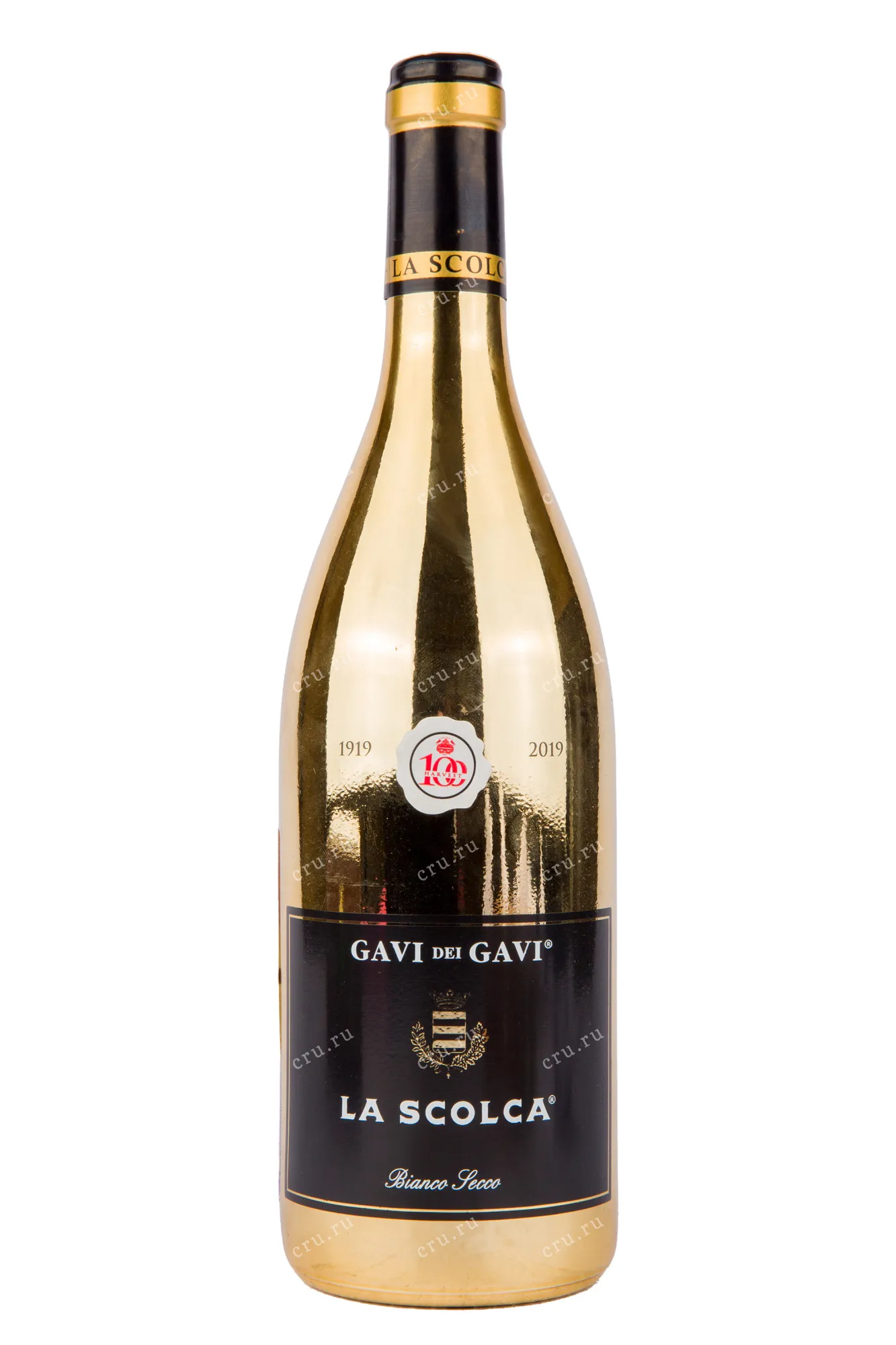 Фото — Вино La Scolca Gavi dei Gavi gold bottle 2020 0.75 л