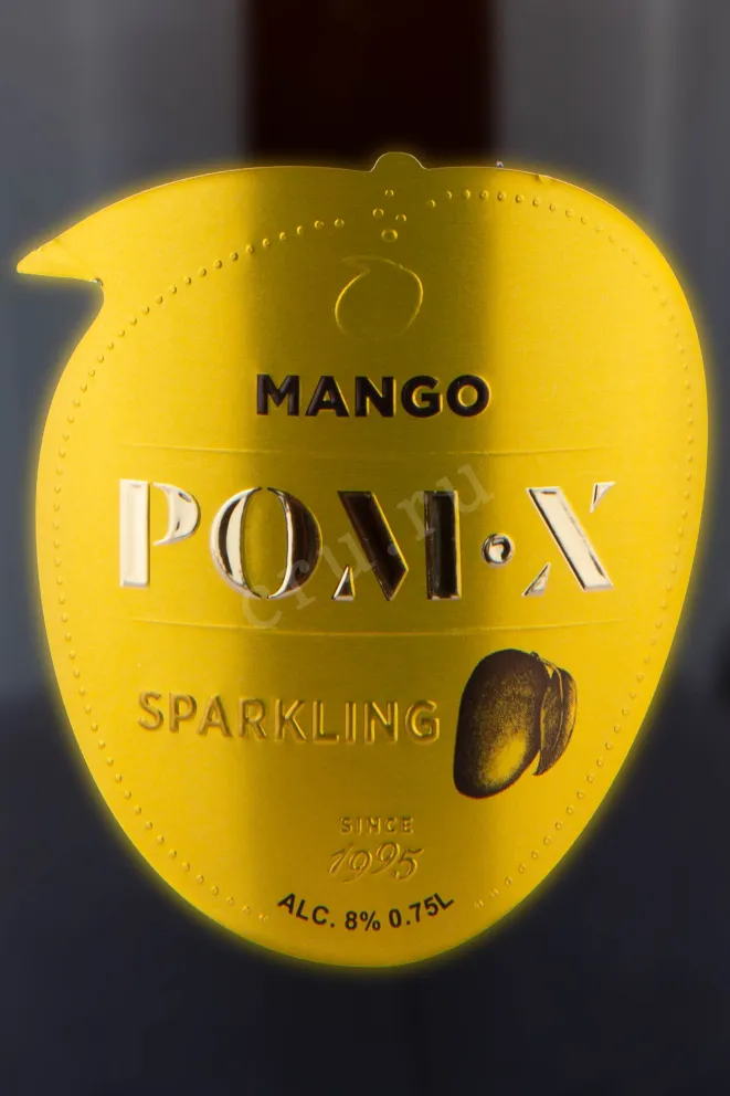 Этикетка POM-X Mango 0.75 л