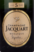 Этикетка Champagne Jacquart Brut Mosaique Signature 2015 0.75 л