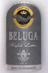 Этикетка Beluga Gold Line in leather box 1 л