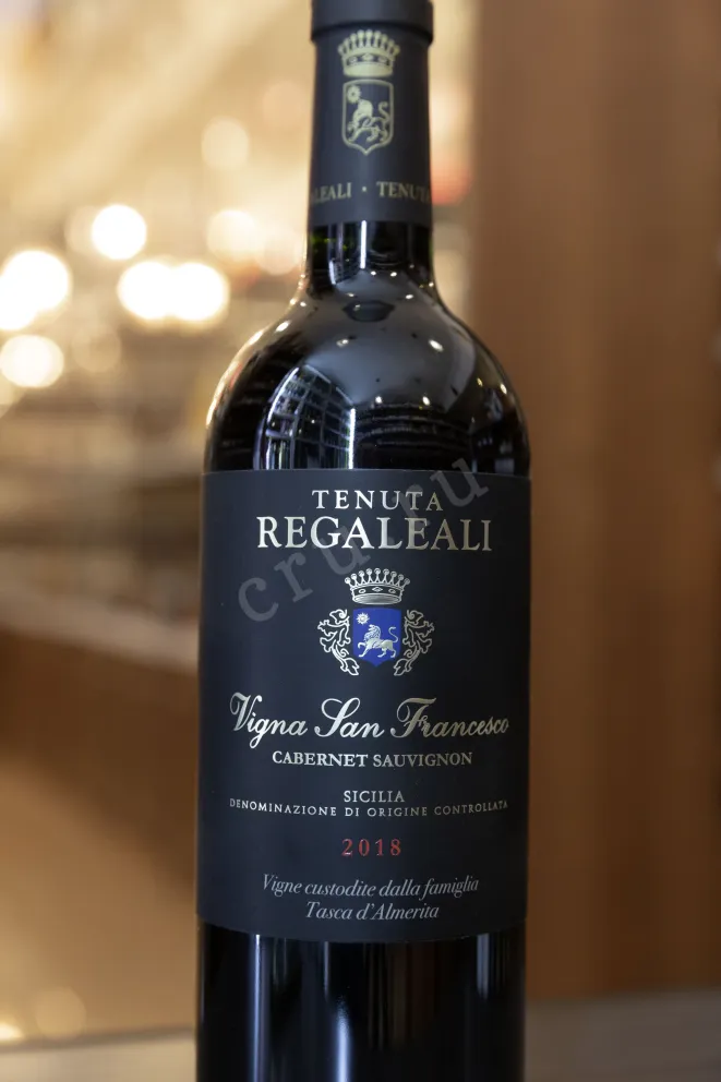В магазине Крю Профи Tasca d'Almerita Cabernet Sauvignon Vigna San Francesco 2018 0.75 л
