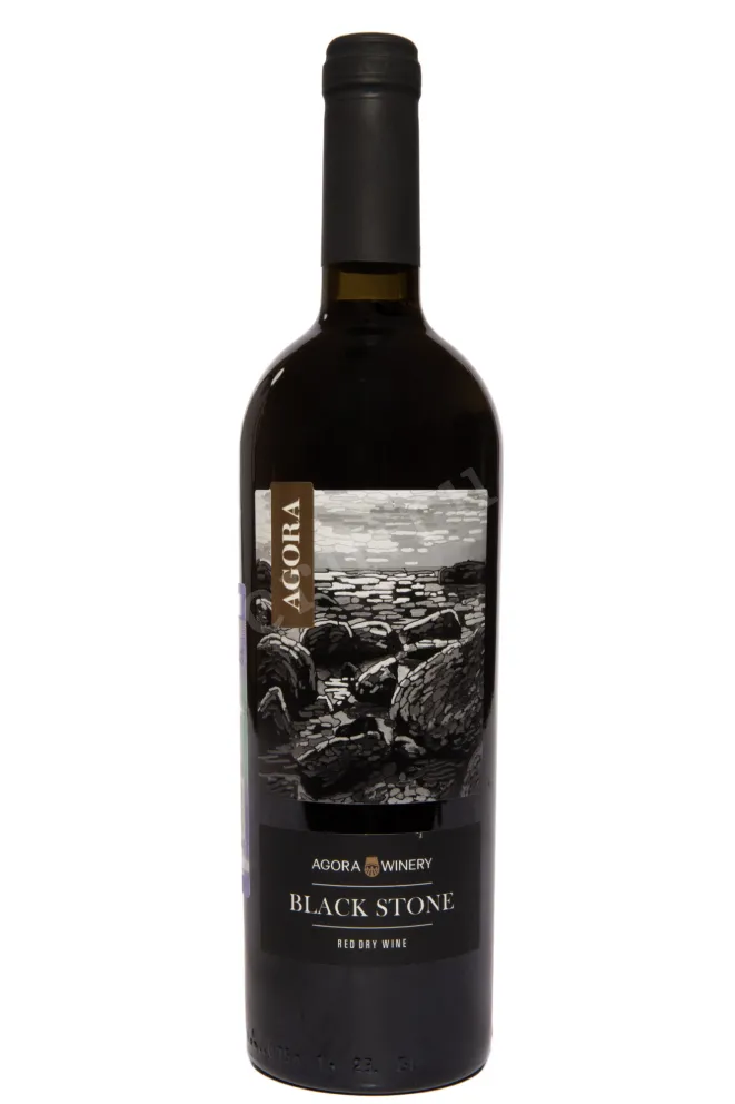 Вино Агора Блэк Стоун 2024 0.75 л