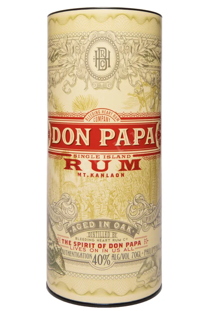 Туба Don Papa 7 Years in tube 0.7 л
