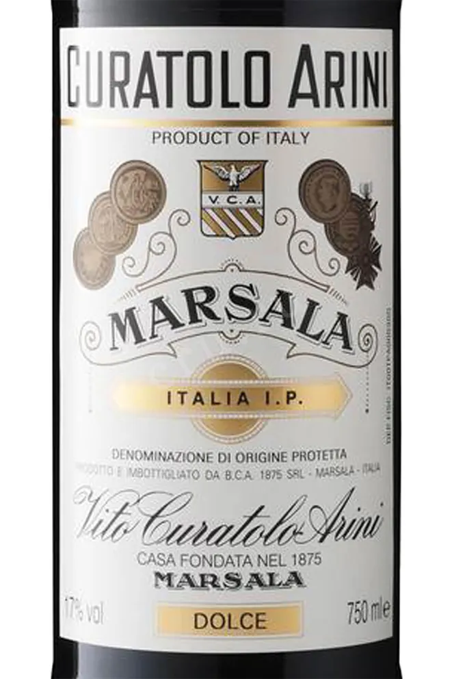 Этикетка Curatolo Arini Dolce 0.75 л
