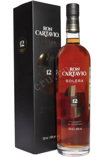 Ром Cartavio Solera 12 Years Old in gift box  0.75 л