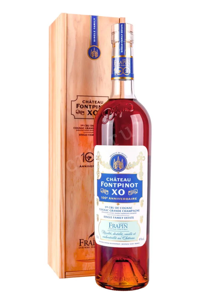 Коньяк Frapin Chateau de Fontpinot XO 100 Anniversaire in wooden box  0.7 л