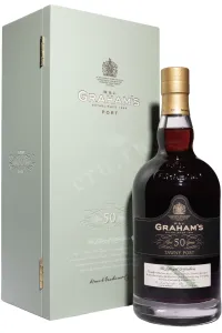 Портвейн Grahams Aged Tawny 50 Years Old in wooden box 1983 0.75 л