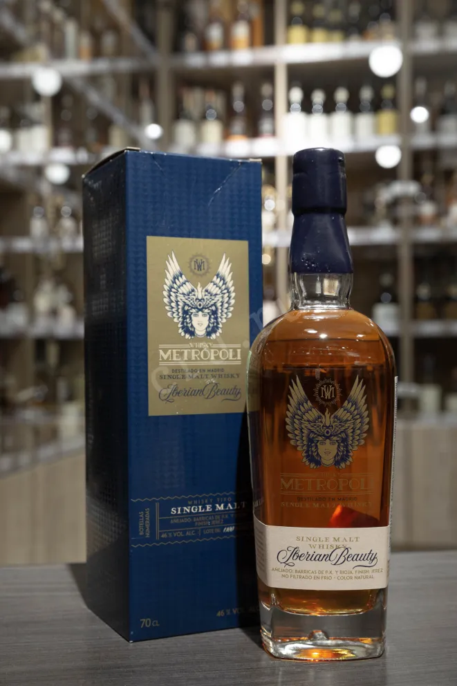 В магазине Крю Профи Metropoli Iberian Beauty Single Malt in gift box 0.7 л