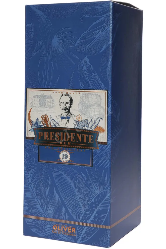 Подарочная коробка Oliver Presidente Marti 19 years gift box 0.7 л