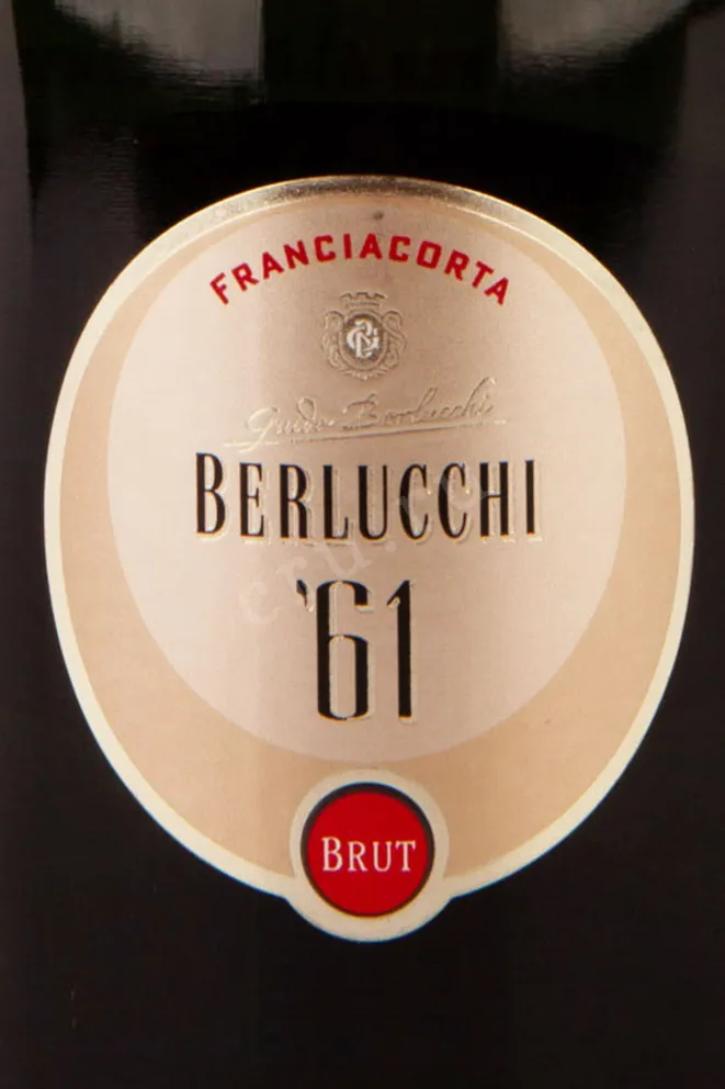 Этикетка Guido Berlucchi 61 Franciacorta Brut 2018 0.375 л