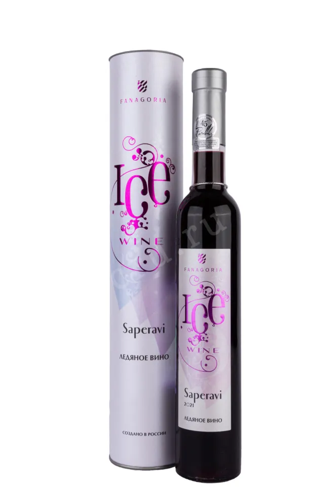 Вино Фанагория Саперави Ледяное Вино в тубе 2021 0.375 л