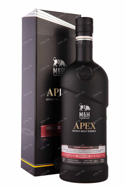 Виски M&H Apex Peated Sherry Cask in gift box  0.7 л