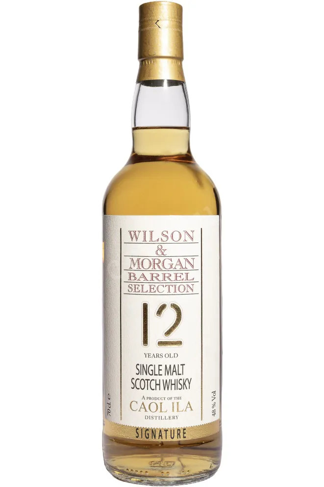Бутылка Wilson & Morgan Barrel Selection Signature Caol Ila 12 Years Old in gift box 0.7 л