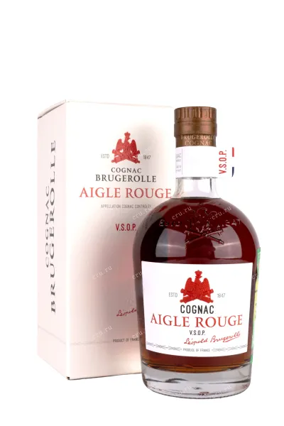 Коньяк Brugerolle VSOP Aigle Rouge gift box  0.7 л