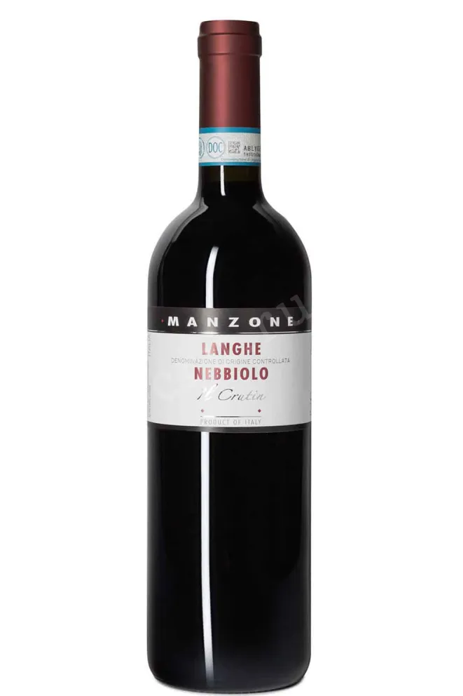 Вино Manzone Il Crutin Nebbiolo Langhe 2021 0.75 л