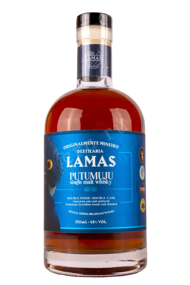 Бутылка Lamas Putumuju Double Wood in tube 0.75 л