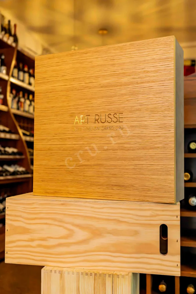 В магазине Крю Профи Chateau La Grace Dieu des Prieurs Art Russe Saint-Emilion Grand Cru gift set 6* in wooden box 2014 0.75 л