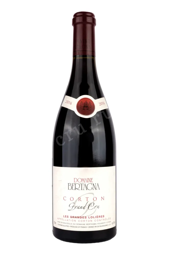Вино Corton Grand Cru Les Grandes Lolieres Domaine Bertagna 2016 0.75 л