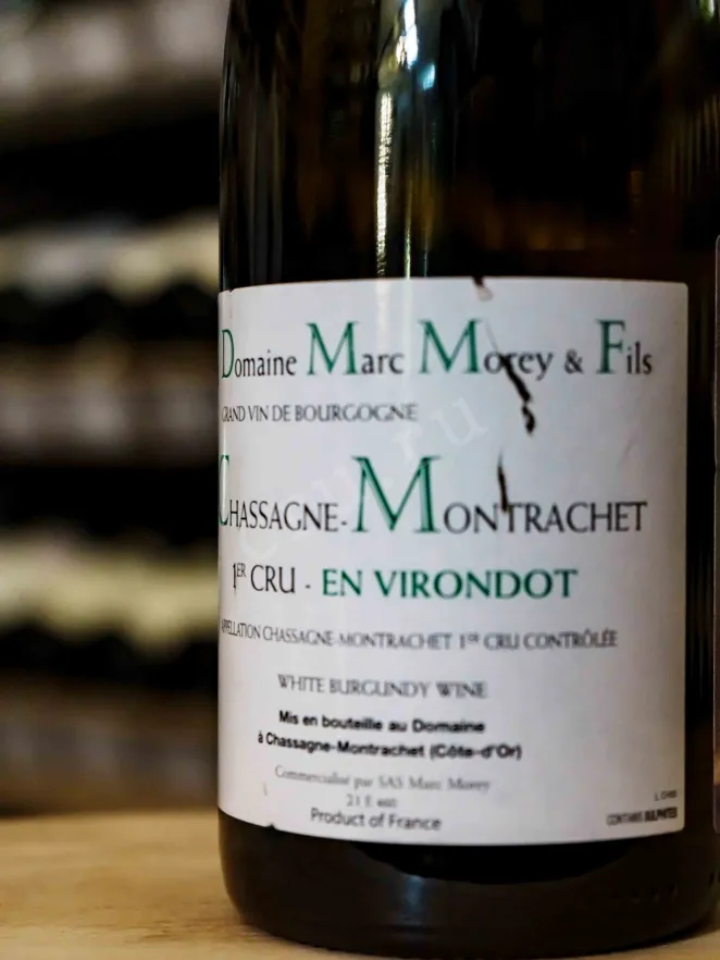 В магазине Крю Профи Marc Morey Chassagne-Montrachet 1-er Cru En Virondot 2019 0.75 л