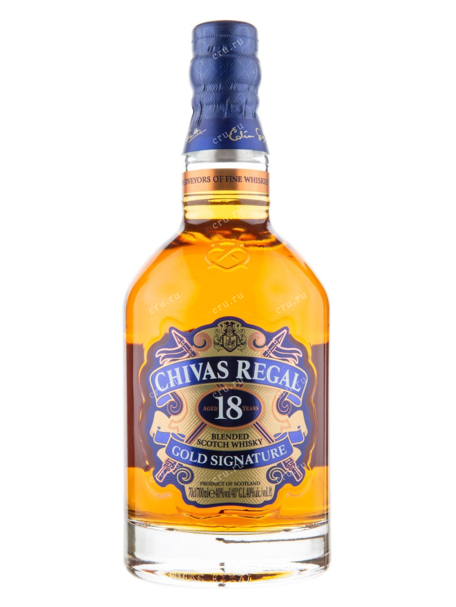Бутылка виски Чивас Ригал 18 лет 0.7