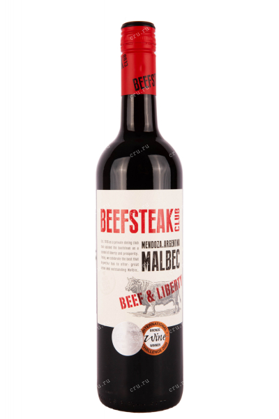 Вино Beefsteak Club Beef & Liberty Malbec 2020 0.75 л