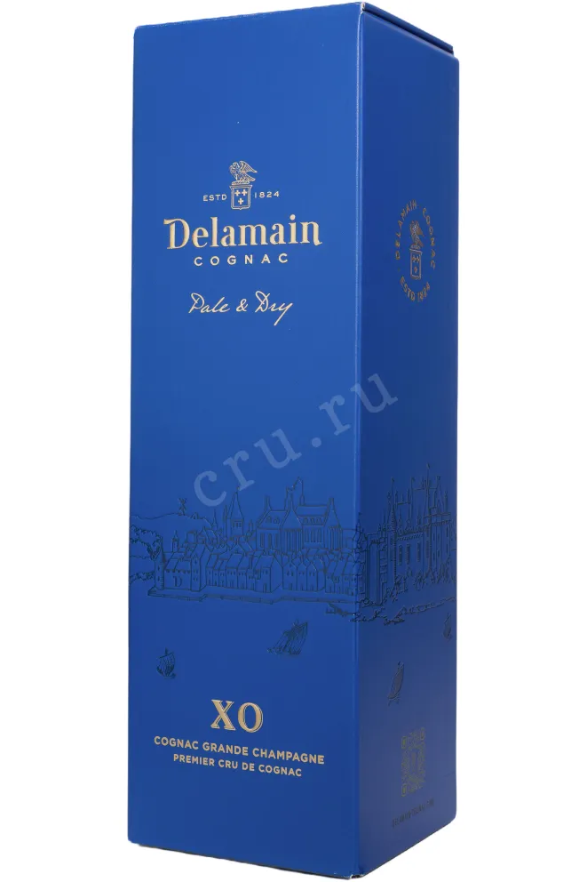 Подарочная коробка Delamain Pale & Dry XO Grande Champagne Premier Cru 2014 0.7 л