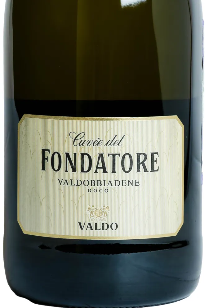Этикетка Valdo Cuvee del Fondatore Prosecco di Valdobbiadene 2021 1.5 л