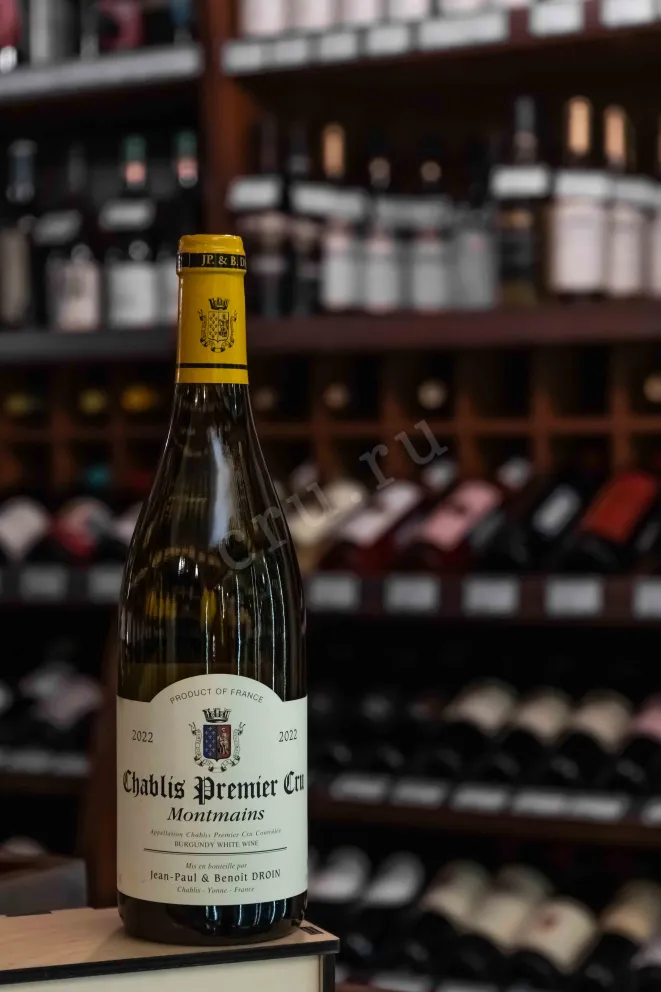 В магазине Крю Профи Jean-Paul & Benoit Droin Chablis Premier Cru Montmains 2022 0.75 л