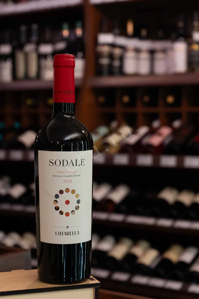 В магазине Крю Профи Cotarella Sodale Merlot Lazio IGP 2018 0.75 л