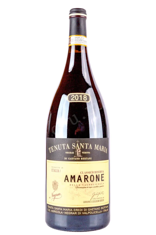 Бутылка Tenuta Santa Maria Amarone della Valpolicella Classico Riserva 2018 1.5 л
