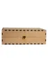 Gift White Wooden Box For Three Bordeaux Bottles