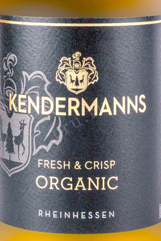 Этикетка Kendermanns Rheinhessen Organic 2022 0.75 л