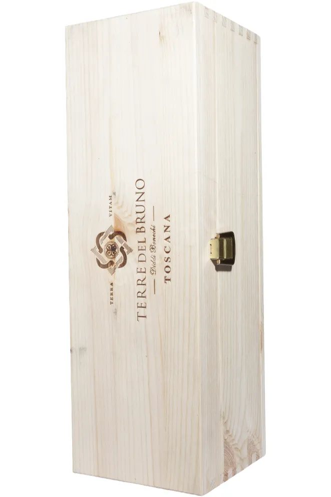 Деревянная коробка Terre del Bruno Le More Nere Toscana IGT in wooden box 2021 1.5 л