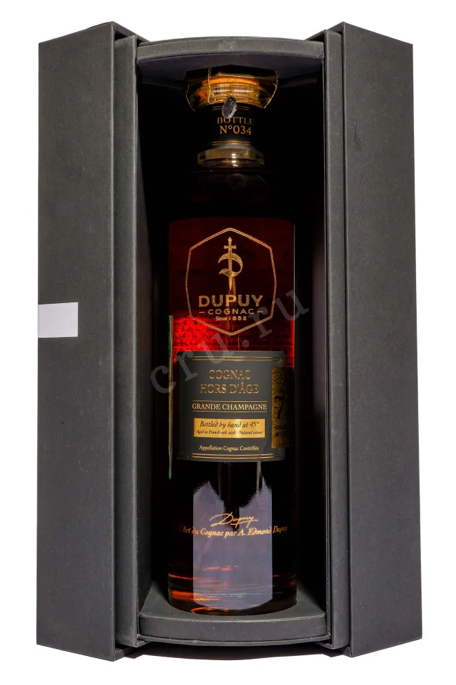 В подарочной коробке Dupuy Hors d Age Grande Champagne in gift box 1973 0.7 л