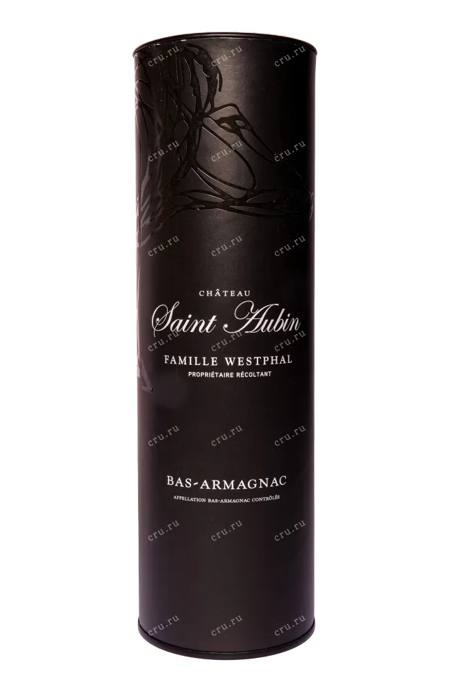 Туба Арманьяк Saint Aubin Bas-Armagnac in tube 1990 0.7 л