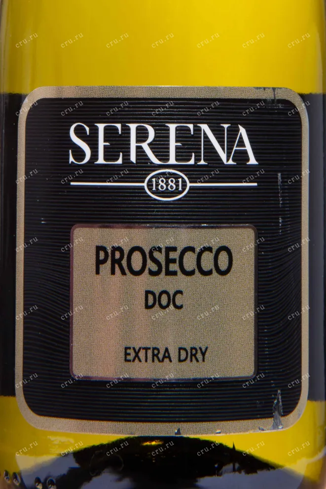 Этикетка Serena 1881 Prosecco Extra Dry 2023 0.2 л