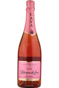 Игристое вино Marques de Lares Rosado Brut Cava DO 2022 0.75 л
