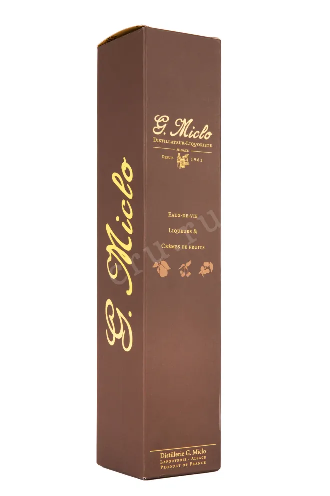 Подарочная коробка ликера Ж. Микло Крем де Фрамбоз 0.7 л