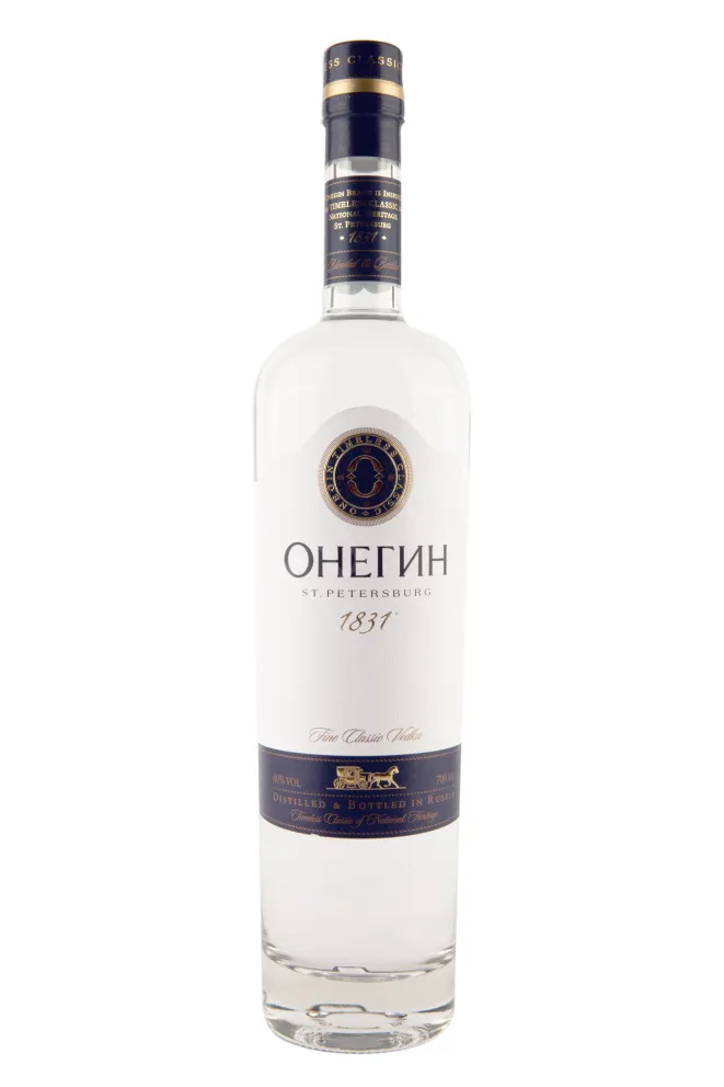 Бутылка Onegin gift box with 2 glasses 0.7 л